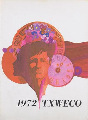 Primary view of object titled 'TXWECO, Yearbook of Texas Wesleyan College, 1972'.
