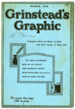 Grinstead's Graphic, Volume 2, Number 3, March 1922