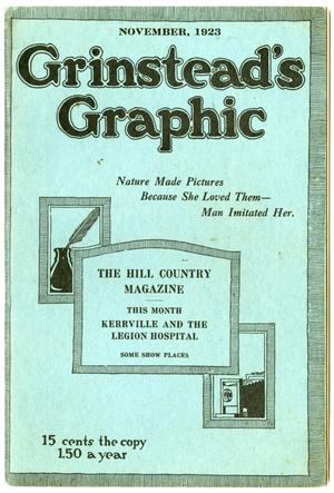 Primary view of object titled 'Grinstead's Graphic, Volume 3, Number 11, November 1923'.