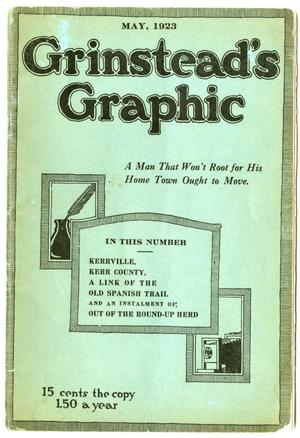 Primary view of object titled 'Grinstead's Graphic,Volume 3, Number 5,  May 1923'.