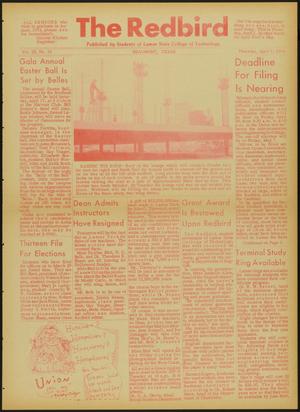 Primary view of object titled 'The Redbird (Beaumont, Tex.), Vol. 3, No. 22, Ed. 1 Thursday, April 1, 1954'.