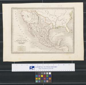 Primary view of object titled 'Carte des Etats-Unis du Mexique'.