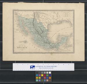 Primary view of object titled 'Etats-Unis du Mexique'.