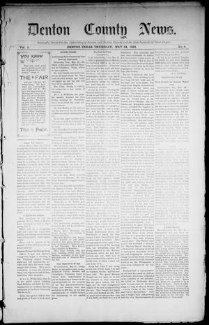 Primary view of object titled 'Denton County News. (Denton, Tex.), Vol. 3, No. 4, Ed. 1 Thursday, May 24, 1894'.