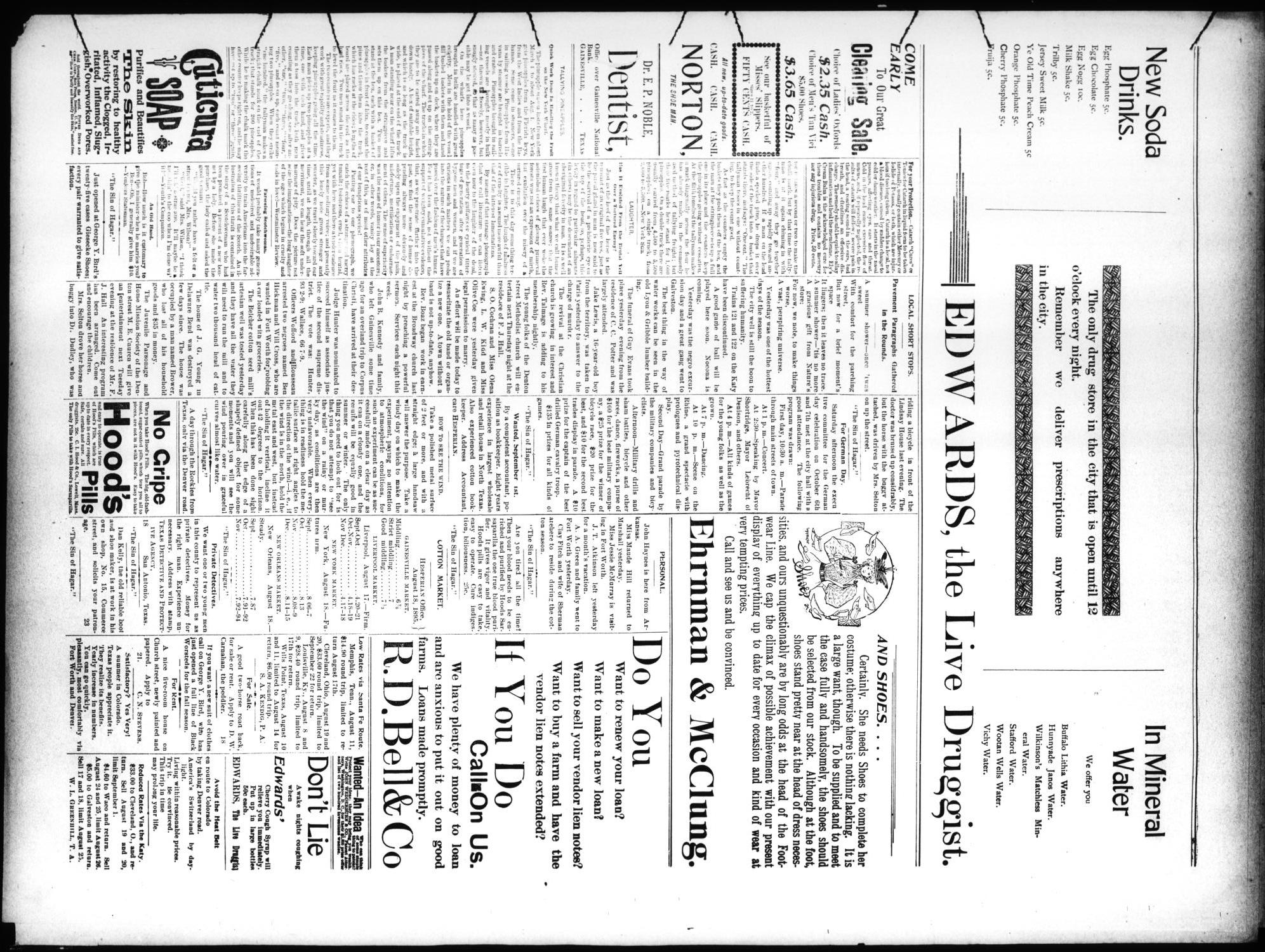 The Daily Hesperian (Gainesville, Tex.), Vol. 18, No. 218, Ed. 1 Wednesday, August 19, 1896
                                                
                                                    [Sequence #]: 3 of 4
                                                