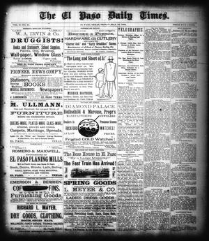 Primary view of object titled 'The El Paso Daily Times. (El Paso, Tex.), Vol. 2, No. 67, Ed. 1 Friday, May 18, 1883'.