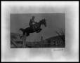 Thumbnail image of item number 1 in: 'Cavalry Rider Jumping Barbwire Fence'.