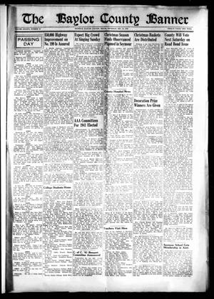Primary view of object titled 'The Baylor County Banner (Seymour, Tex.), Vol. 46, No. 16, Ed. 1 Thursday, December 26, 1940'.