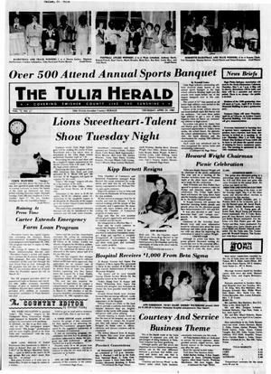 Primary view of object titled 'The Tulia Herald (Tulia, Tex.), Vol. 72, No. 17, Ed. 1 Thursday, April 24, 1980'.
