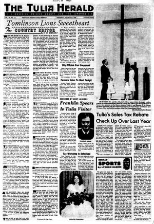 Primary view of The Tulia Herald (Tulia, Tex.), Vol. 70, No. 12, Ed. 1 Thursday, March 23, 1978