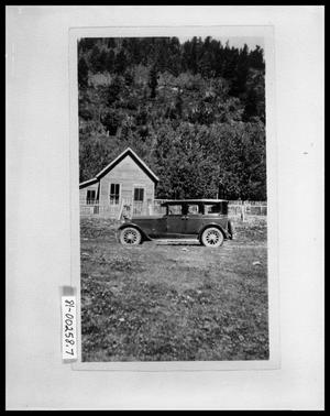 Primary view of object titled 'Perini Family Car in Front of House'.