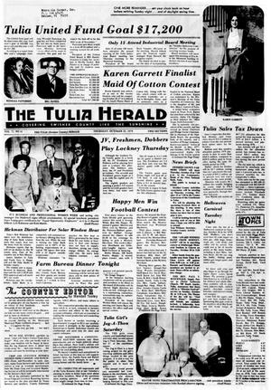 Primary view of object titled 'The Tulia Herald (Tulia, Tex.), Vol. 71, No. 43, Ed. 1 Thursday, October 25, 1979'.
