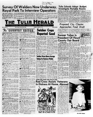Primary view of object titled 'The Tulia Herald (Tulia, Tex.), Vol. 63, No. 34, Ed. 1 Thursday, August 24, 1972'.
