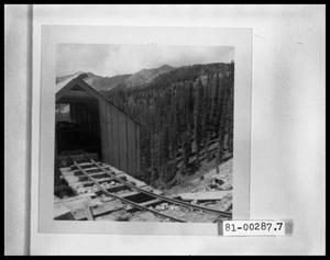 Primary view of object titled 'Abandoned Mine; Dilapitated Mine Carts'.
