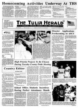 Primary view of object titled 'The Tulia Herald (Tulia, Tex.), Vol. 80, No. 39, Ed. 1 Thursday, September 29, 1988'.