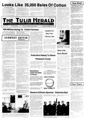 Primary view of object titled 'The Tulia Herald (Tulia, Tex.), Vol. 79, No. 6, Ed. 1 Thursday, February 5, 1987'.