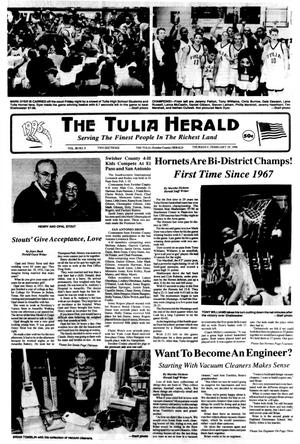 Primary view of object titled 'The Tulia Herald (Tulia, Tex.), Vol. 88, No. 9, Ed. 1 Thursday, February 29, 1996'.