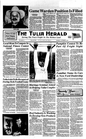 Primary view of object titled 'The Tulia Herald (Tulia, Tex.), Vol. 89, No. 44, Ed. 1 Thursday, October 30, 1997'.