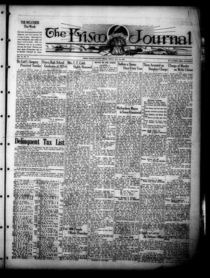 Primary view of object titled 'The Frisco Journal (Frisco, Tex.), Vol. 24, No. 13, Ed. 1 Friday, May 20, 1927'.