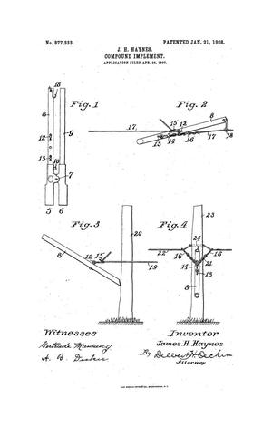 Primary view of object titled 'Compound Implement.'.