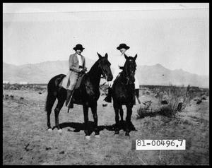 Primary view of object titled '1930s People on Horses'.