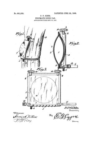 Primary view of object titled 'Pneumatic Knee Pad'.