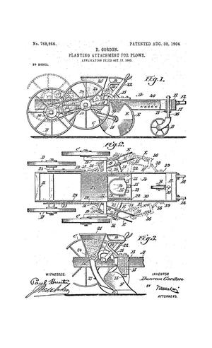 Primary view of object titled 'Planting Attachment for Plows'.