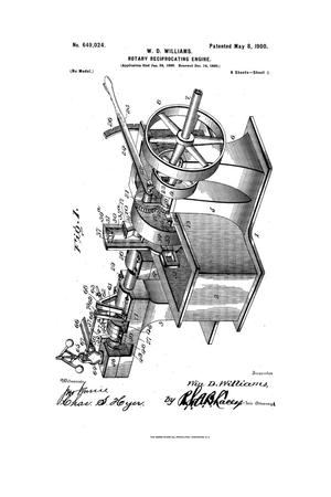 Primary view of object titled 'Rotary Reciprocating Engine.'.