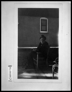 Primary view of object titled 'Mr. Burkey on Porch'.