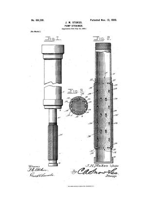 Primary view of object titled 'Pump-Strainer.'.