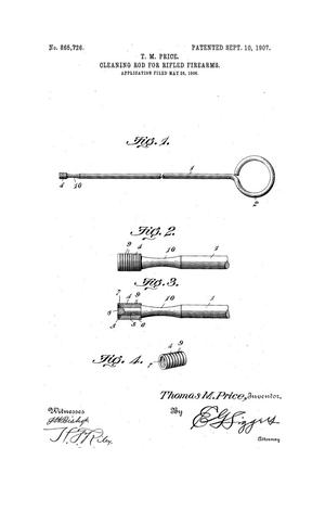 Primary view of object titled 'Cleaning-Rod for Rifled Firearms.'.