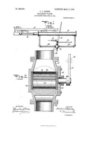 Primary view of object titled 'Balanced Valve'.