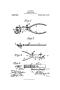 Patent: Jeweler's Pliers.