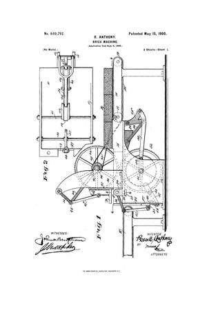 Primary view of object titled 'Brick-Machine.'.