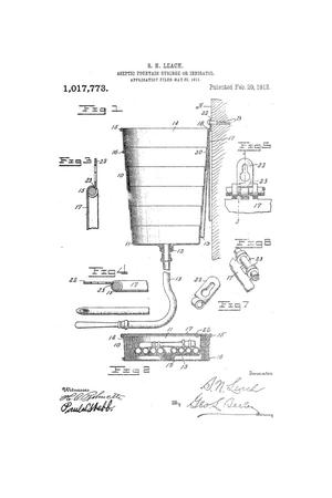 Primary view of object titled 'Aseptic Fountain Syringe or Irrigator'.
