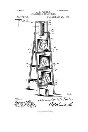 Primary view of object titled 'Apparatus for Cooling Milk.'.