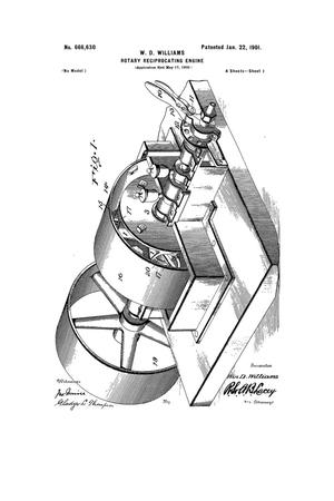 Primary view of object titled 'Rotary Reciprocating Engine'.