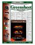 Thumbnail image of item number 1 in: 'Greensheet (Houston, Tex.), Vol. 37, No. 500, Ed. 1 Thursday, November 23, 2006'.