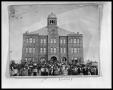 Photograph: Townspeople in Front of Eastland Courthouse