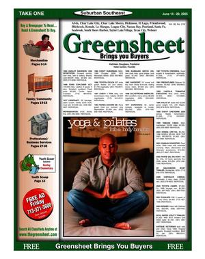 Primary view of object titled 'Greensheet (Houston, Tex.), Vol. 36, No. 218, Ed. 1 Tuesday, June 14, 2005'.