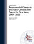 Primary view of A Biennial Report on Recommended Changes to the State's Compensation System for Fiscal Years 2004-2005