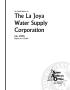 Report: An Audit Report on the La Joya Water Supply Corporation