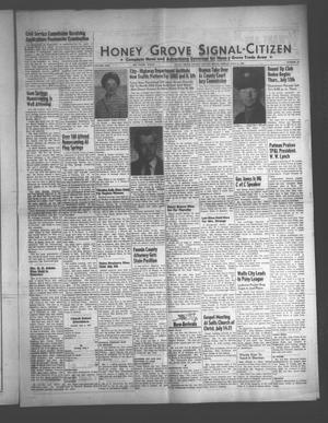 Primary view of object titled 'Honey Grove Signal-Citizen (Honey Grove, Tex.), Vol. 71, No. 27, Ed. 1 Friday, July 14, 1961'.