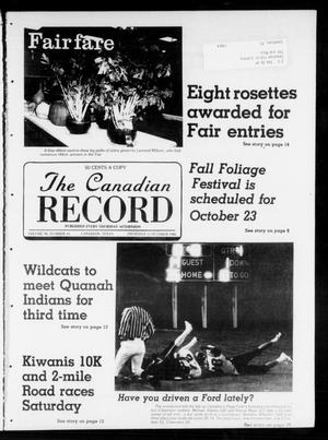 Primary view of object titled 'The Canadian Record (Canadian, Tex.), Vol. 98, No. 41, Ed. 1 Thursday, October 13, 1988'.
