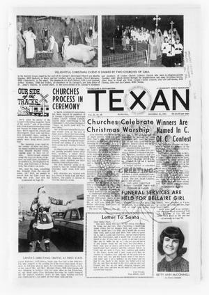 Primary view of object titled 'The Bellaire & Southwestern Texan (Bellaire, Tex.), Vol. 12, No. 42, Ed. 1 Wednesday, December 22, 1965'.