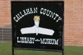 Photograph: Callahan County Library Museum sign