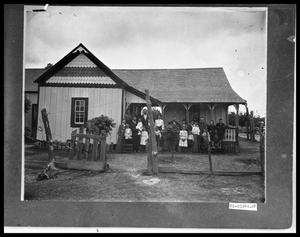 Primary view of object titled 'Family on Front Porch'.