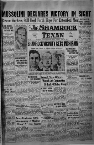 Primary view of object titled 'The Shamrock Texan (Shamrock, Tex.), Vol. 32, No. 297, Ed. 1 Tuesday, April 21, 1936'.