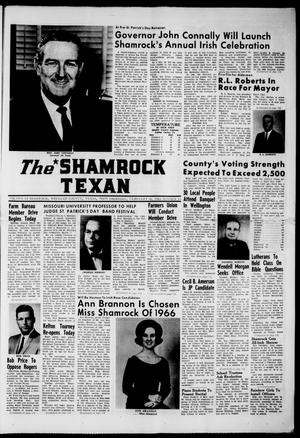 Primary view of The Shamrock Texan (Shamrock, Tex.), Vol. 62, No. 45, Ed. 1 Thursday, February 10, 1966