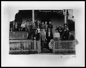 Primary view of object titled 'Group Portrait at the Cooper House'.